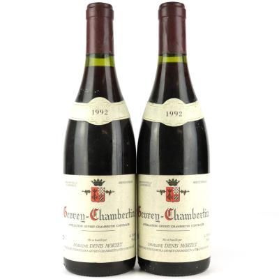 Dom. D.Mortet 1992 Gevrey-Chambertin 2x75cl