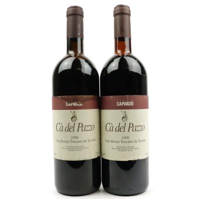 Caparzo Ca Del Pazzo 1990 Tuscany 2x75cl