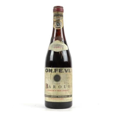 Or.Fe.Vi 1967 Barolo Riserva