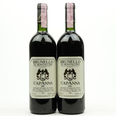 Capanna 1991 Brunello di Montalcino 2x75cl