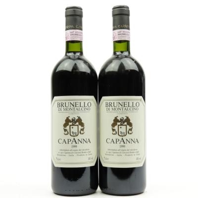 Capanna 1999 Brunello di Montalcino 2x75cl