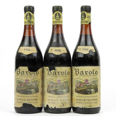 A.Settimo 1978 Barolo 3x75cl