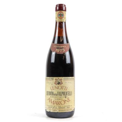 Lenotti Recioto Della Valpolicella 1975 Verona Classico