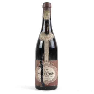 Masi Recioto Della Valpolicella 1962 Verona