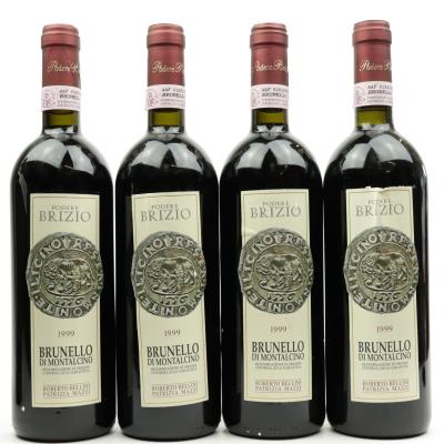 Podere Brizio 1999 Brunello di Montalcino 4x75cl