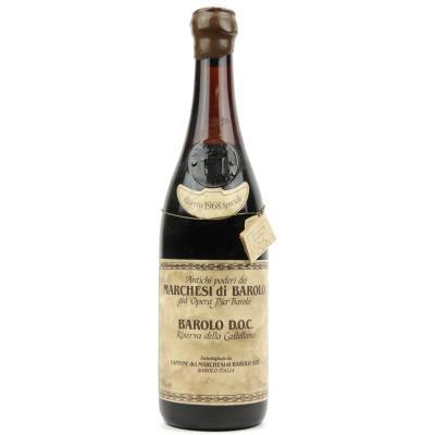 Marchesi Di Barolo 1968 Barolo Riserva Speciale