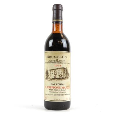 Il Greppone Mazzi 1974 Brunello di Montalcino