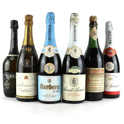 Assorted Italian Sparkling Wines / 6 Bottles