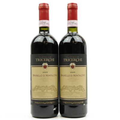 Castello Tricerchi 2003 Brunello di Montalcino 2x75cl