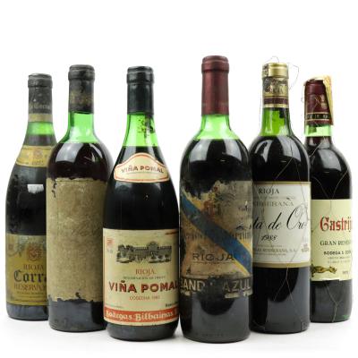 Assorted Rioja Red Wines 6x75cl