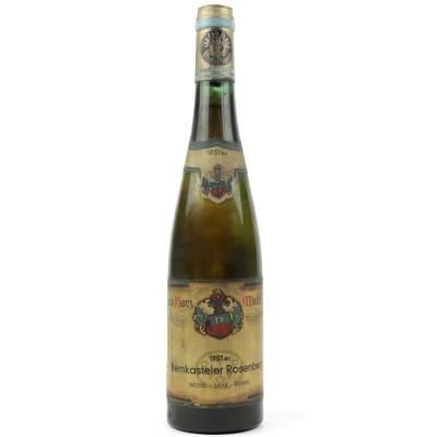 J.H.Winkel Bernkasteler Rosenberg 1951 Mosel