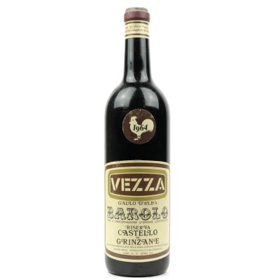 Vezza Castello Di Grinzane 1964 Barolo Riserva