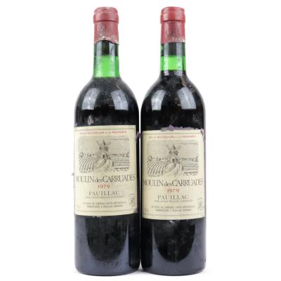 Moulin Des Carruades 1979 Pauillac 2x75cl