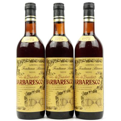 F.Bianco 1973 Barbaresco 3x72cl