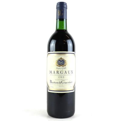 Barton & Guestier 1989 Margaux