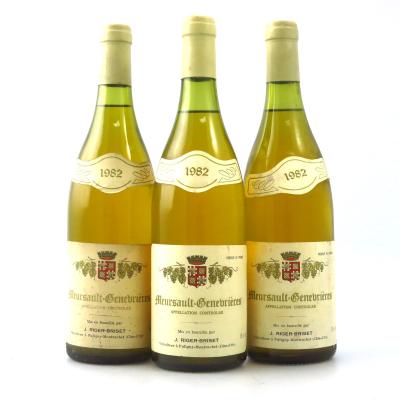 J.R.Briset 1982 Meursault-Genevrieres 3x75cl