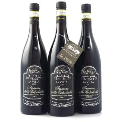 Benedetti \"La Villa\" 2011 Amarone 3x75cl