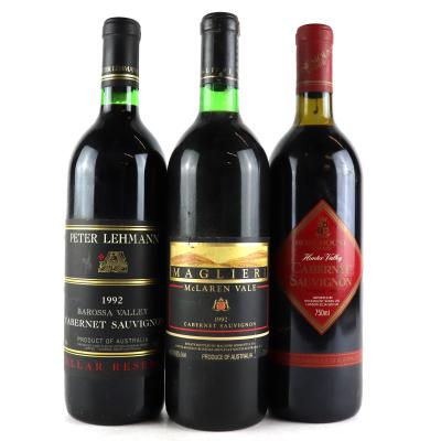 Assorted Australian Cabernet Sauvignon 3x75cl