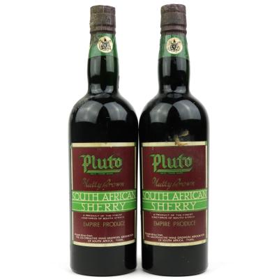 Pluto Nutty Brown South African Sherry / 2 Bottles