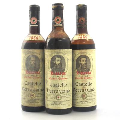 Castello Di Varrazzano 1968 & 1969 Chianti Classico Riserva 3x72cl