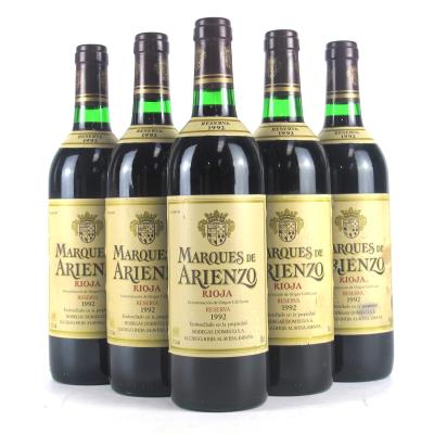 Marques De Arienzo 1992 Rioja Reserva 5x75cl