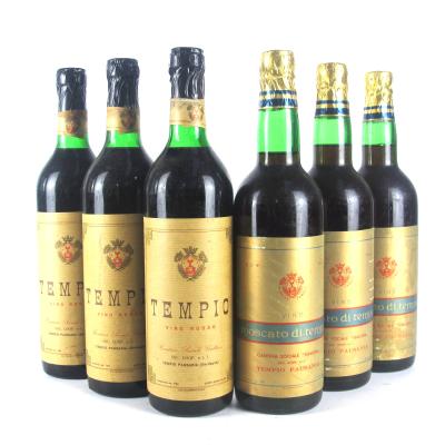 Cantina Sociale Gallura \"Tempio\" Moscato & Rosso 6x73cl / Mixed Case