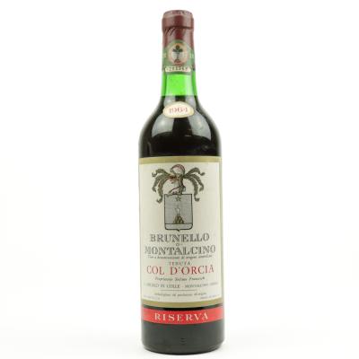 Col D'Orcia 1964 Brunello di Montalcino Riserva