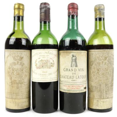 Assorted Mature Bordeaux Red Wines 4x75cl