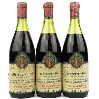 St.Ferdinand 1969 Mercurey 3x75cl / Tastevinage