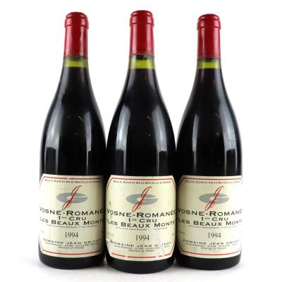 Dom. J.Grivot Les Beaux Monts 1994 Vosne-Romanee 1er-Cru 3x75cl