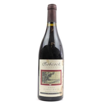 Babcock Sanford & Benedict Pinot Noir 1992 Santa Ynez