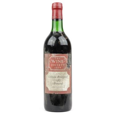 Ch. Bourgneuf 1967 Pomerol / The Wine Society