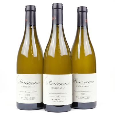 DEux Montille Chardonnay 2013 Bourgogne Blanc 3x75cl