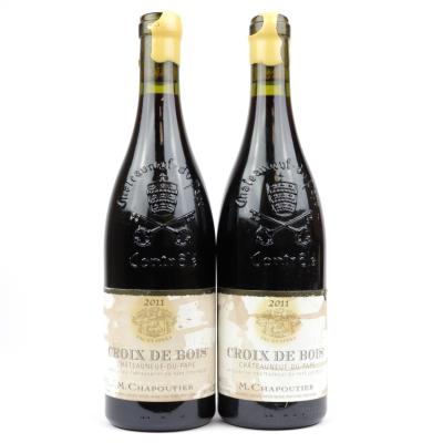 M. Chapoutier Croix de Bois 2011 Chateauneuf-Du-Pape 2x75cl