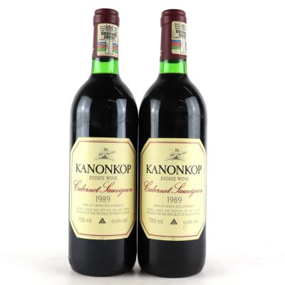 Kanonkop Cabernet Sauvignon 1989 Stellenbosch 2x75cl