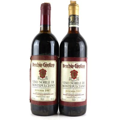 Vecchia Cantina 1987 Vino Nobile Di Montepulciano Reserva 2x75cl