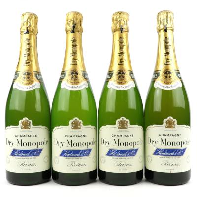 Heidsieck Dry Monopole NV Champagne / 4 Bottles