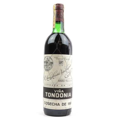 Vina Tondonia 1961 Rioja Gran Reserva