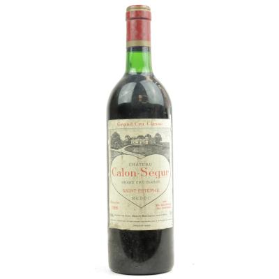 Ch. Calon-Segur 1986 St-Estephe 3eme-Cru