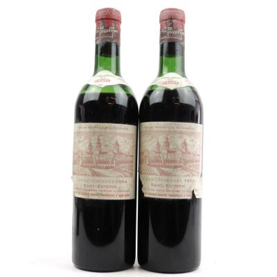 Cos D'Estournel 1964 St-Estephe 2eme-Cru 2x75cl