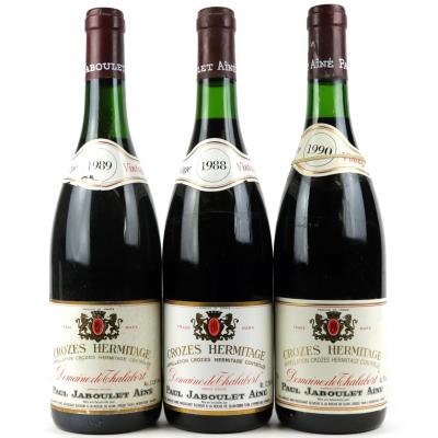 P. Jaboulet Dom. de Thalabert 1988-1990 Crozes Hermitage 3x75cl