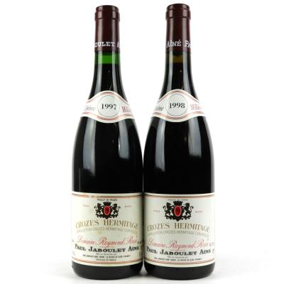 P. Jaboulet Dom. de Thalabert 1997 & 1998 Crozes Hermitage 2x75cl