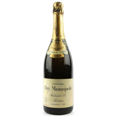 Heidsieck Dry Monopole 1929 Vintage Champagne