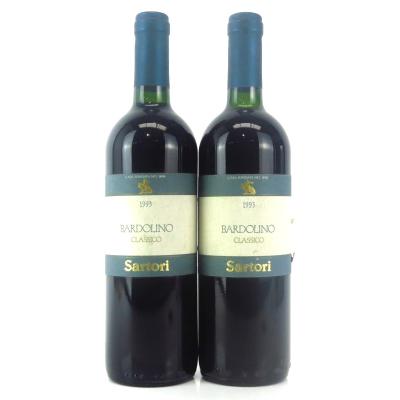 Sartori 1993  Bardolino Classico 2x75cl