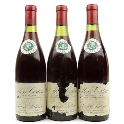 L.Latour Les Chaillots 1983 Aloxe-Corton 3x75cl