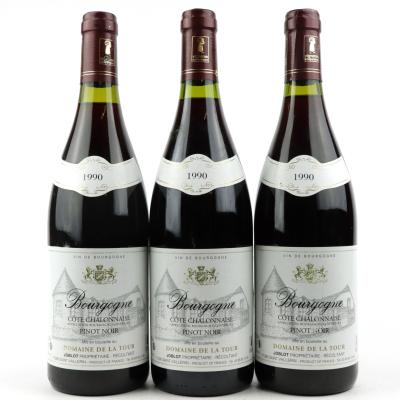 Dom. De La Tour Cote Chalonnaise 1990 Bourgogne 3x75cl