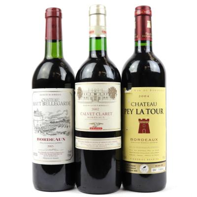 Assorted Bordeaux Red Wines 3x75cl