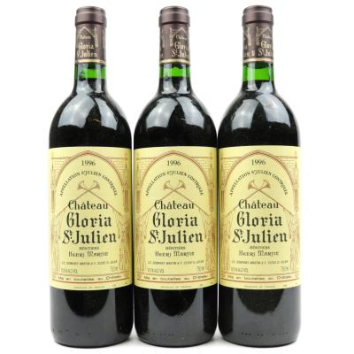 Ch. Gloria 1996 St-Julien 3x75cl