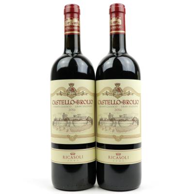 Ricasoli Castello Di Brolio 2016 Chianti Classico 2x75cl