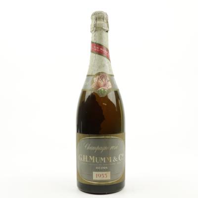 Mumm Cordon Rose 1953 Vintage Champagne